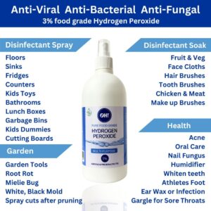 Hydrogen peroxide Pure food grade Multi-Purpose 500 ml