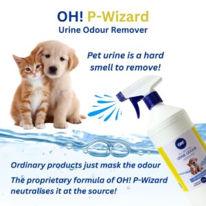 Hydrogen Peroxide pet odour remover OH! P-Wizard