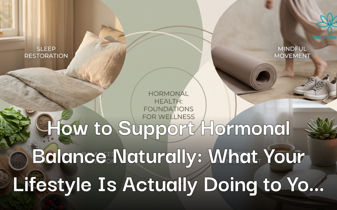 How to Support Hormonal Balance Naturally: What Your Lifestyle Is Actually Doing to Your Hormones
